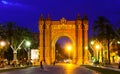 Triumphal arch in Barcelona, Catalonia Royalty Free Stock Photo