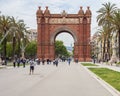 Triumphal arch in Barcelona