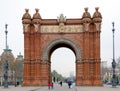 Brick Triumphal arch, Barcelona - Spain