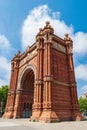 Triumphal arch in Barcelona,Spain