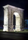 Triumphal arch of Bera in Tarragona, Spain. Royalty Free Stock Photo