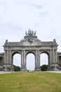 Triumphal arch, Brussels, Belgium Royalty Free Stock Photo