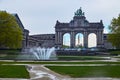 Triumphal Arch Brussels Belgium Royalty Free Stock Photo