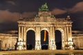 Triumphal Arch in Brussels Royalty Free Stock Photo