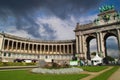 Triumphal arch Brussels. Royalty Free Stock Photo