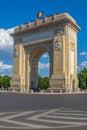 Triumphal Arch in Bucharest, Romania Royalty Free Stock Photo