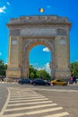 Triumphal Arch in Bucharest, Romania Royalty Free Stock Photo