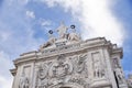 Triumphal Arch, Commerce Square, Lisbon, Portugal, europe Royalty Free Stock Photo