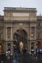 Triumphal Arch On Florence city, Italy.