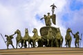 Triumphal Arch Of General Staff Building In Saint Petersburg Royalty Free Stock Photo