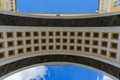 Triumphal Arch of the General Staff on Palace Square - St. Petersburg Russia Royalty Free Stock Photo