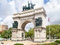 Triumphal Arch at the Grand Army Plaza in Brooklyn, New York Royalty Free Stock Photo