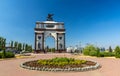 Triumphal arch in memorial complex Battle of Kursk