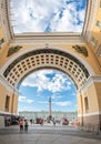 Palace square with Building of General Staff, Russia