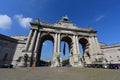 The triumphal arch at Parc du Cinquantenaire in Brussels