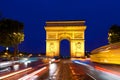 Triumfálny oblúk v paríž francúzsko 