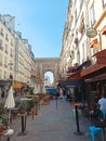 Triumphal arch at Porte Saint-Denis