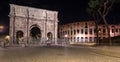 Triumphal arch. Rome. Italy Royalty Free Stock Photo