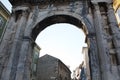 The Triumphal Arch of the Sergi in Pula.