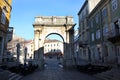 The Triumphal Arch of the Sergi in Pula.