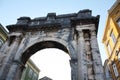 The Triumphal Arch of the Sergi in Pula.