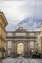 Triumphal Arch (Triumphpforte) on Maria Teresa Street, Innsbruck, Austria