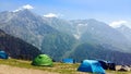 Triund mountain is a small hill station in the Kangra district in the state of Himachal Pradesh, India.