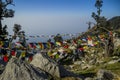 Triund top, Dharamshala, Himachal Pradesh Royalty Free Stock Photo