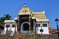 Trivandrum, state Kerala, India, March, 12, 2019. People walking near Shri Padmanabhaswamy temple, Trivandrum,