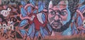 Trivandrum wall art portrait revolting artist