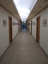 Triveni gallery, corridor a way for administation room Royalty Free Stock Photo
