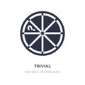 trivial icon on white background. Simple element illustration from Gaming concept