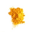 Trmeric powder on white background