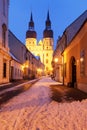 Trnava church, Slovakia - Saint Nicolas at winter Royalty Free Stock Photo