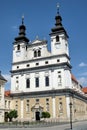 TRNAVA, SLOVAKIA - near the city tower, In Trnava, Slovakia Royalty Free Stock Photo