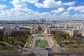 Trocadero from bird view