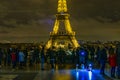 Trocadero eiffel tower viewpoint, paris