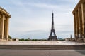 Trocadero square during the covid-19 epidemic in Paris Royalty Free Stock Photo