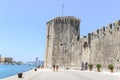Quay of the city of Trogir, Croatia. Royalty Free Stock Photo