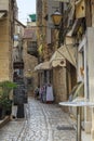 Historic medieval streets of Trogir, Croatia