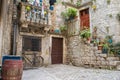 Trogir before the storm, Croatia Royalty Free Stock Photo