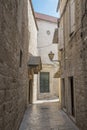 Trogir before the storm, Croatia Royalty Free Stock Photo