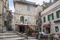 Trogir before the storm, Croatia Royalty Free Stock Photo