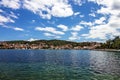 Trogir town panoramic sea view, Croatia Royalty Free Stock Photo