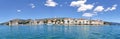 Trogir UNESCO world heritage site panoramic view in Dalmatia, Croatia Royalty Free Stock Photo