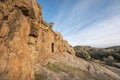 Troglodyte House at Ostriconi in Balagne region of Corsica Royalty Free Stock Photo