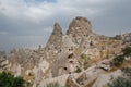 Troglodyte village of Uchisar (Cappadocia Turkey). Central Anatolia.