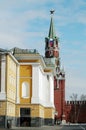 Troitskaya Tower, Kremlin, Moscow, Russia Royalty Free Stock Photo