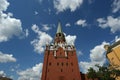 Troitskaya Tower and Kutafia (bridgehead) tower, Moscow Kremlin