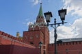 Tower of the Moscow Kremlin against the sky Royalty Free Stock Photo